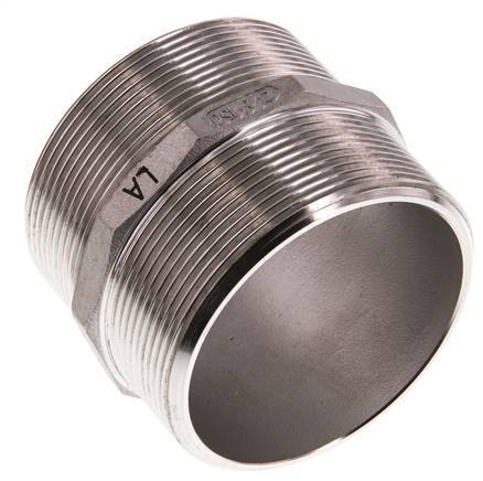 G 2 1/2'' RVS Borstnippel 16 Bar