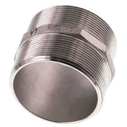 G 2 1/2'' RVS Borstnippel 16 Bar