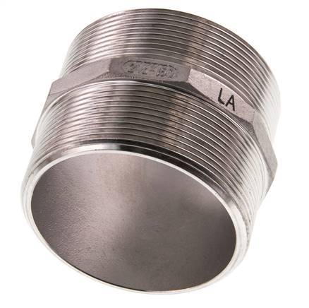 G 2 1/2'' RVS Borstnippel 16 Bar