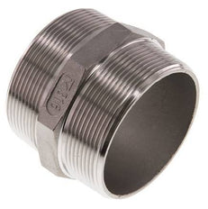 R 2 1/2'' RVS Borstnippel 16 Bar