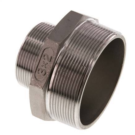 R 3'' x R 2'' RVS Borstnippel 16 Bar