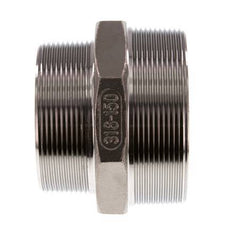 R 3'' x R 2 1/2'' RVS Borstnippel 16 Bar