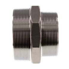 R 3'' x R 2 1/2'' RVS Borstnippel 16 Bar