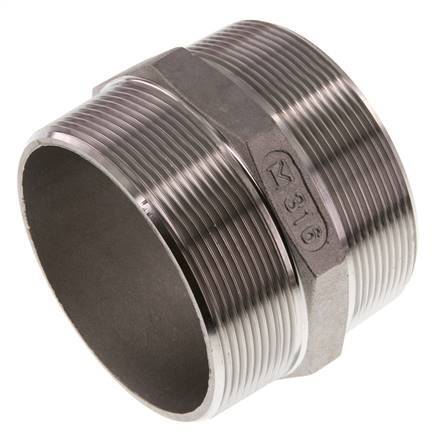 R 3'' RVS Borstnippel 16 Bar