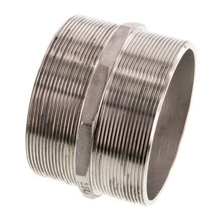 G 4'' RVS Borstnippel 16 Bar