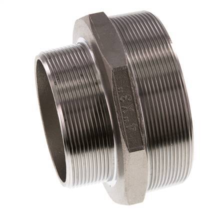 R 4'' x R 3'' RVS Borstnippel 16 Bar