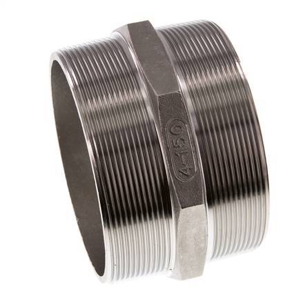 R 4'' RVS Borstnippel 16 Bar