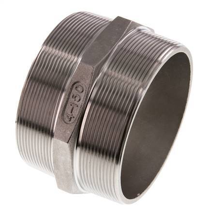 R 4'' RVS Borstnippel 16 Bar