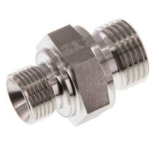 G 1/2'' x G 3/8'' RVS Borstnippel 400 Bar - Hydrauliek