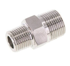 1/2'' NPT x 3/4'' NPT RVS Borstnippel 170 Bar - Hydrauliek