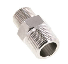 1/2'' NPT x 3/4'' NPT RVS Borstnippel 170 Bar - Hydrauliek