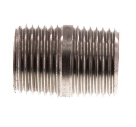 R 1/2'' Stainless steel Double Pipe Nipple 20 Bar DIN 2982 - 30mm