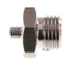 G 1/4'' x M5 RVS Borstnippel 40 Bar