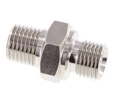 1/4'' NPT x G 1/4'' RVS Borstnippel 40 Bar - Hydrauliek