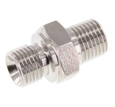 1/4'' NPT x G 1/4'' RVS Borstnippel 40 Bar - Hydrauliek