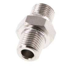 1/4'' NPT x G 1/4'' RVS Borstnippel 40 Bar - Hydrauliek