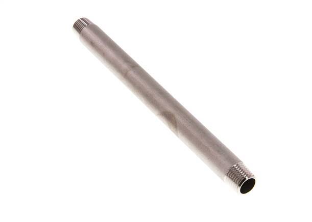 R 1/4'' Stainless steel Double Pipe Nipple 20 Bar DIN 2982 - 160mm