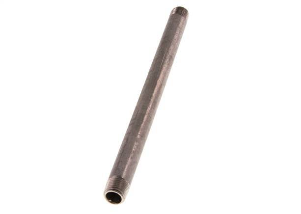R 1/4'' Stainless steel Double Pipe Nipple 20 Bar DIN 2982 - 180mm