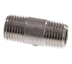 R 1/4'' Stainless steel Double Pipe Nipple 20 Bar DIN 2982 - 30mm