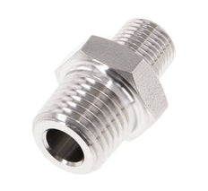 1/8'' NPT x 1/4'' NPT RVS Borstnippel 275 Bar - Hydrauliek