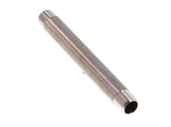 R 1/8'' Stainless steel Double Pipe Nipple 20 Bar DIN 2982 - 100mm