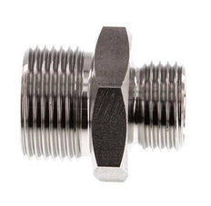 G 3/4'' x G 1/2'' RVS Borstnippel 40 Bar