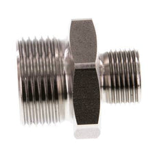 G 3/4'' x G 3/8'' RVS Borstnippel 40 Bar