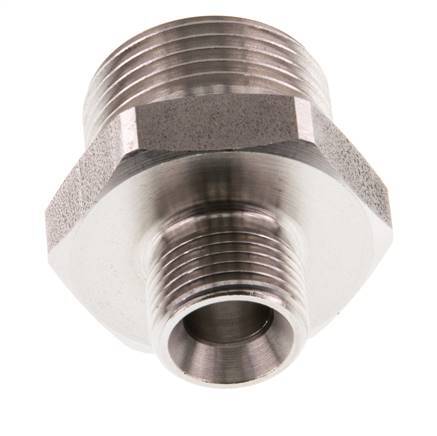 G 3/4'' x G 3/8'' RVS Borstnippel 40 Bar