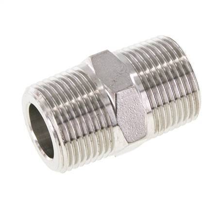 3/4'' NPT RVS Borstnippel 170 Bar - Hydrauliek