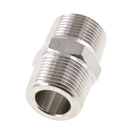3/4'' NPT RVS Borstnippel 170 Bar - Hydrauliek
