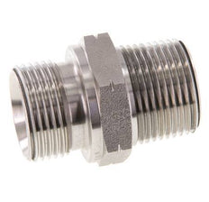 3/4'' NPT x G 3/4'' RVS Borstnippel 40 Bar - Hydrauliek