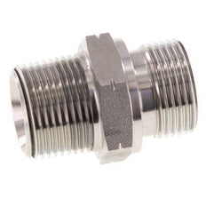 3/4'' NPT x G 3/4'' RVS Borstnippel 40 Bar - Hydrauliek