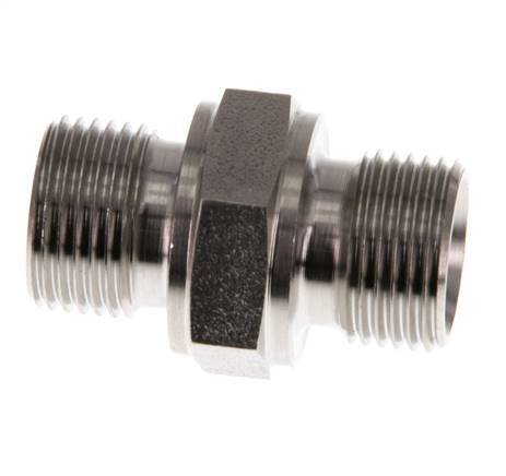 G 3/8'' RVS Borstnippel 400 Bar - Hydrauliek