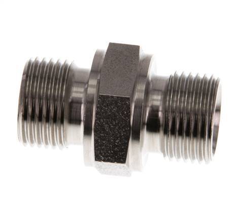 G 3/8'' RVS Borstnippel 400 Bar - Hydrauliek