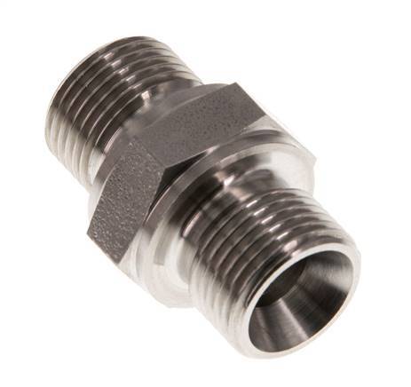 G 3/8'' RVS Borstnippel 400 Bar - Hydrauliek