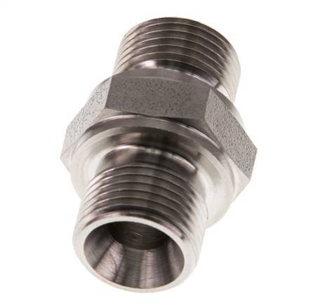 G 3/8'' RVS Borstnippel 400 Bar - Hydrauliek