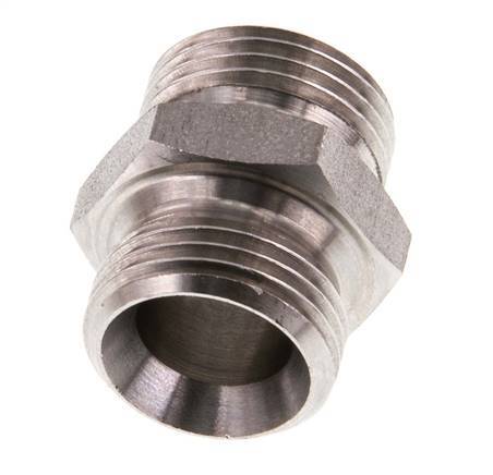 G 3/8'' RVS Borstnippel 40 Bar