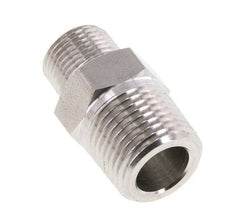 3/8'' NPT x 1/2'' NPT RVS Borstnippel 210 Bar - Hydrauliek