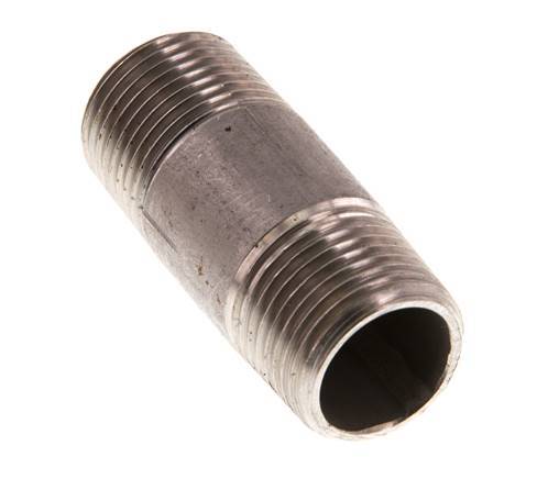 R 3/8'' Stainless steel Double Pipe Nipple 20 Bar DIN 2982 - 40mm