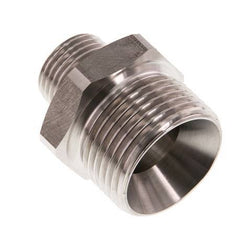 G 1'' x G 1/2'' Stainless steel Double Nipple 40 Bar