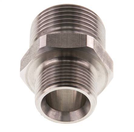 G 1'' x G 3/4'' RVS Borstnippel 40 Bar