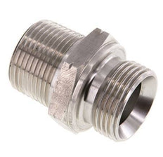 1'' NPT x G 1'' RVS Borstnippel 40 Bar - Hydrauliek