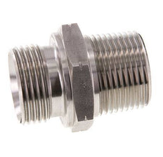 1'' NPT x G 1'' RVS Borstnippel 40 Bar - Hydrauliek