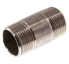 R 1'' Stainless steel Double Pipe Nipple 20 Bar DIN 2982 - 60mm