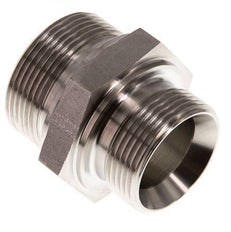 G 1 1/2'' x G 1 1/4'' RVS Borstnippel 315 Bar - Hydrauliek