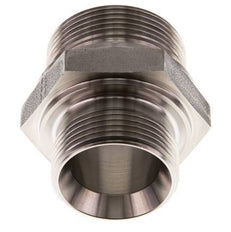 G 1 1/2'' x G 1 1/4'' RVS Borstnippel 315 Bar - Hydrauliek