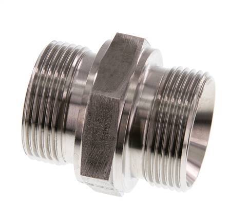 G 1 1/4'' RVS Borstnippel 315 Bar - Hydrauliek