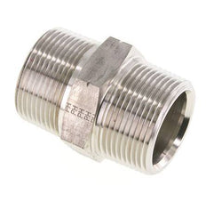1 1/4'' NPT RVS Borstnippel 80 Bar - Hydrauliek