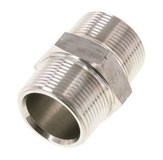 1 1/4'' NPT RVS Borstnippel 80 Bar - Hydrauliek