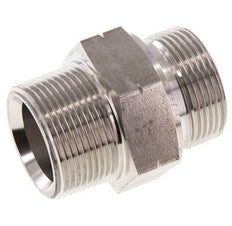 1 1/4'' NPT x G 1 1/4'' RVS Borstnippel 40 Bar - Hydrauliek